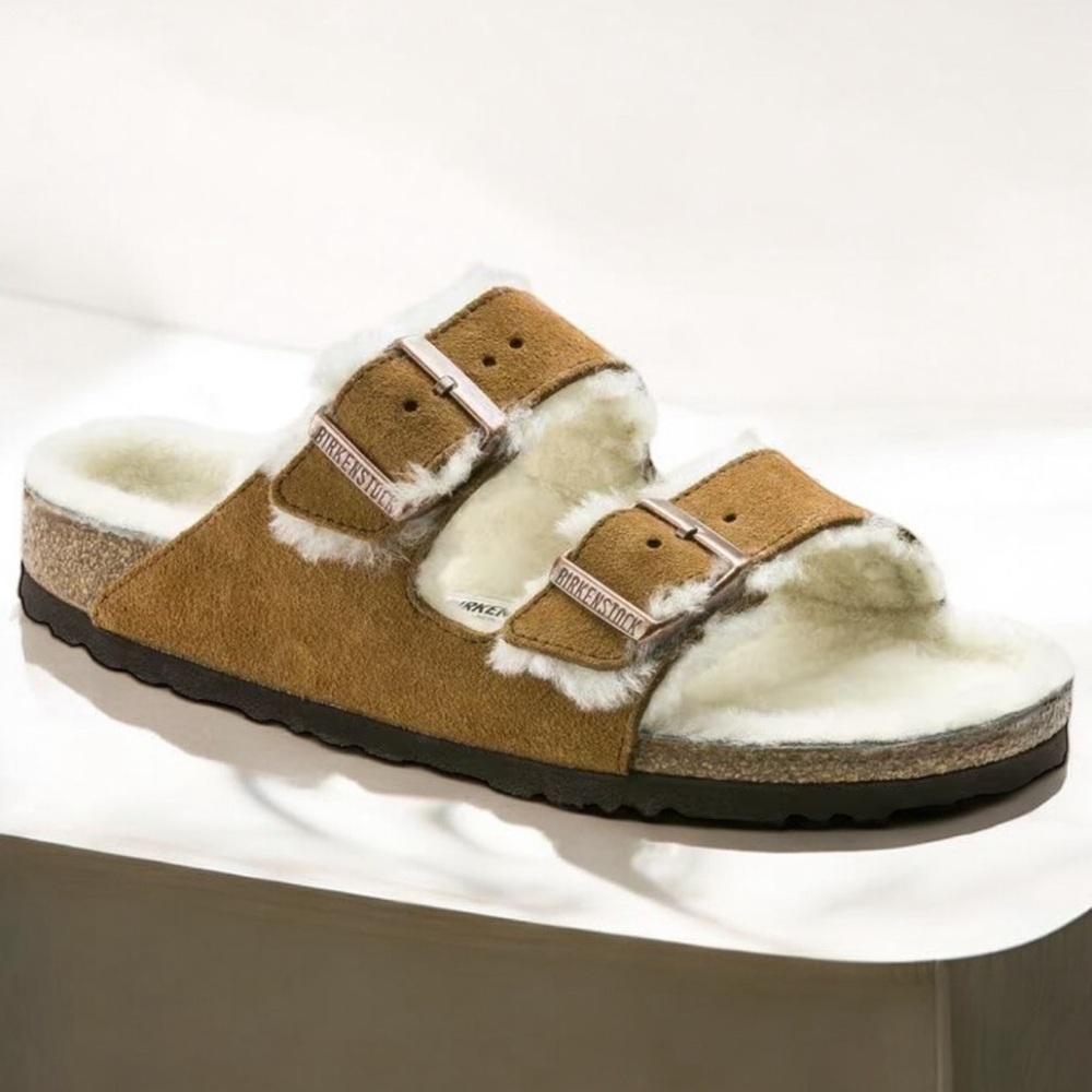 Birkenstock Arizona Shearling Lined Sandals